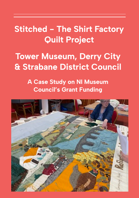 Cover image of Tower Museum Case study with photo of colourful landscape patterned quilt